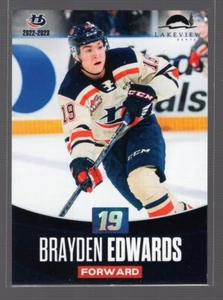 2022-23 Lethbridge Hurricanes - BRYADEN EDWARDS - Bild 1 von 2