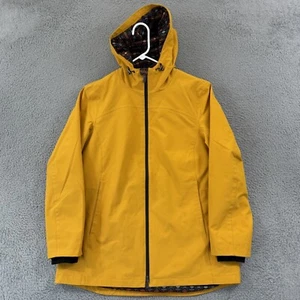 Pendleton Jacket Women’s Large Goldenrod Rain Coat Aztec Lining Hoodie Full Zip - Picture 1 of 13