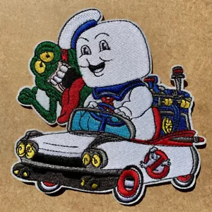 1pc Ghostbusters Slimer ectomobile Stay Puft Embroidered Patch Cloth Iron #1553 - Picture 1 of 1