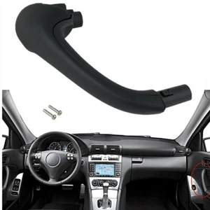 Front Interior Door Right Pull Handle Black RH Fits Mercedes W203 S203 2000-2007 - Picture 1 of 10