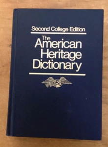 The American Heritage Dictionary Second College Edition 1982 Houghton Mifflin Co - Picture 1 of 4