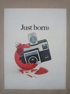 1970 KODAK Instamatic X15 Flash Camera Christmas Ornament Vtg Poster Print Ad - Picture 1 of 1