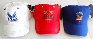 NEU 3er Set PGA Golfmützen. 2-PGA Championship 2014 & 2016 und 2016 US Open Oakmont - Bild 1 von 10