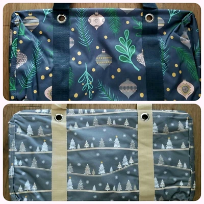 ¡NUEVO! Bolso utilitario Thirty One MEDIANO adornos navideños o pendientes nevadas Foto 1 de 4