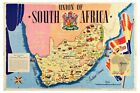 Vintage British Empire Südafrika Karte Poster Druck A3/A4