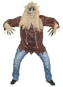 Scarecrow Kostüm Vogelscheuche Halloween Horror Herren Kinder 152-178 und M-XXL - Bild 1 von 1