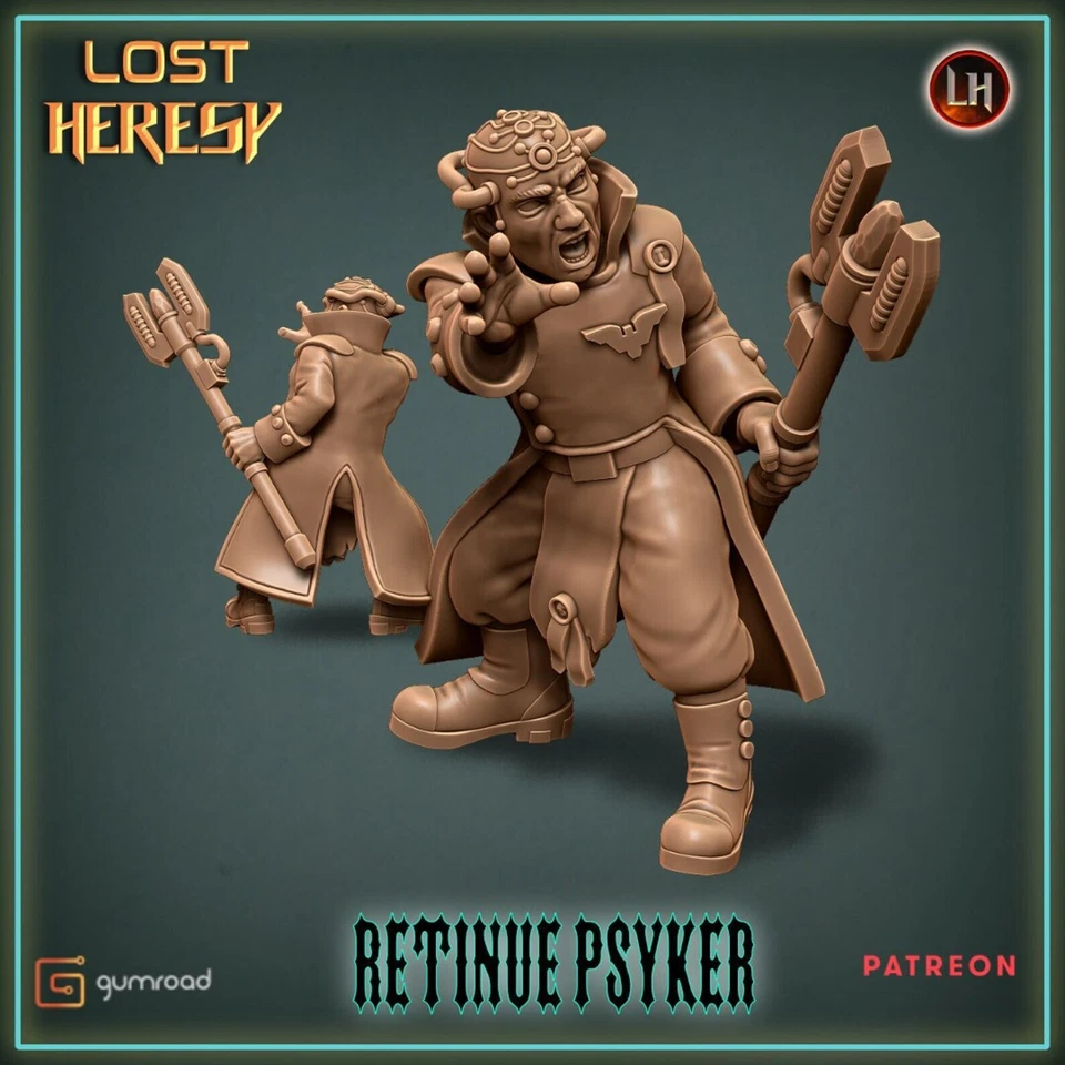 Retinue Psyker - Resin Miniature | Sci Fi | Legion | Trek | Lost Heresy - Image 1 of 1