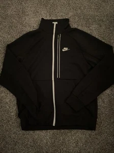 NIKE Sportswear TRIBUTE N98 JACKET Athleisure BLACK WHT DA0003-010 Mens M - Picture 1 of 3