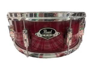 Pearl Export 13" x 11" Double Tom Drums Red / Burgundy 2Drums With Hardware - Picture 1 of 7