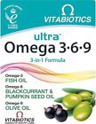 Vitabiotics Ultra Omega-3.6.9 Capsules High Purity Strength Fish Oil - 60 Caps