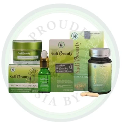 Hoang Huy Organic Beauty Trio: Radiant Skin w/ Saffron, Serum, And Melasma Cream - Image 1 of 4