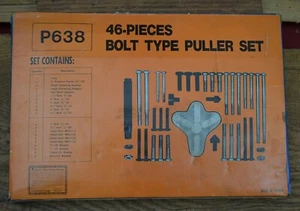 P638 46-Pieces Bolt Type Puller Set NEW Sealed in Plastic READ! - Bild 1 von 4