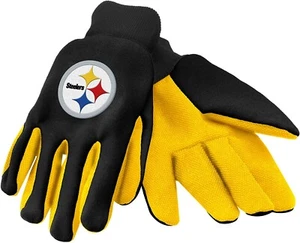 NFL Pittsburgh Steelers Colored Palm Utility Gloves Black w/ Yellow Palm by FOCO - Bild 1 von 1