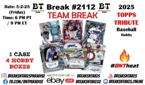 LOS ANGELES ANGELS 2025 Topps Tribute Baseball Hobby CASE 4 BOX Break #2112 - Picture 1 of 1