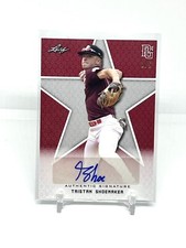 TRISTAN SHOEMAKER 2020 LEAF PERFECT GAME NATIONAL SHOWCASE RED AUTO #D /5
