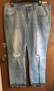 Jeans donna Melrose and Market Boyfriend blu invecchiato, nuovo con etichetta, taglia 30, b51 - Foto 1 di 8