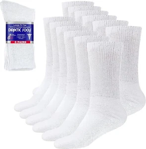 Debra Weitzner Diabetic Socks For Men and Women Loose Fit Non-Binding Cotton - Picture 1 of 6