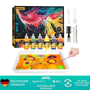 Wasser-Marmorierfarbe für Kinder – Kreatives Bastel-Set für Altersgruppen 6-12 - Bild 1 von 2