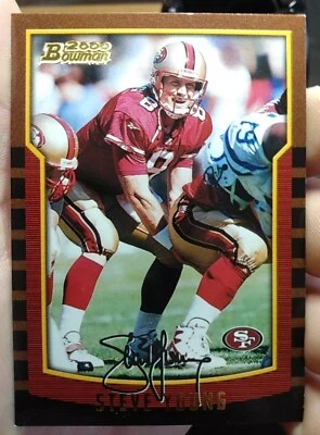2000 Bowman Steve Young #88 San Francisco 49ers - Image 1 of 4