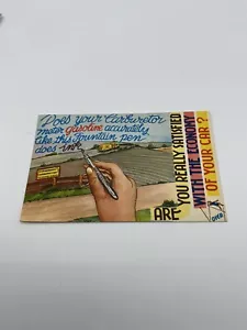 Glenn Electric Co Lafayette IN Gas Kraftstoffverbrauch Leinen Werbung Postkarte - Bild 1 von 2