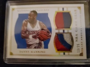 2015-16 Danny Manning National Treasures 3-Color Patch/Jersey -Clippers - Picture 1 of 1