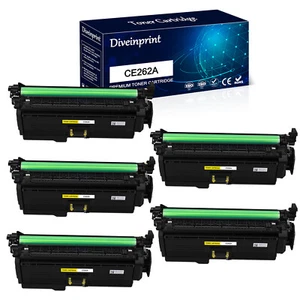 5PK CE263A 648A Magenta Toner Cartridge for HP Color LaserJet CM4540f/CM4540 MFP - Picture 1 of 11