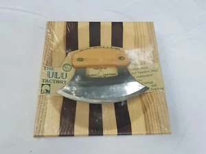 The Alaskan Craftsmen ULU Factory 6" Blade 8"Block & Bowl cutting board bowl New - Picture 1 of 4