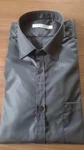 CALIBAN camicia uomo collo italiano SLIM tessuto lucido TG 40 - Foto 1 di 3