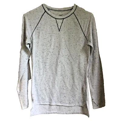 CLIMATE RIGHT CUDDLE DUDS Pullover Aberturas Pulgar Talla S Sudadera Gris Marfil Foto 1 de 4