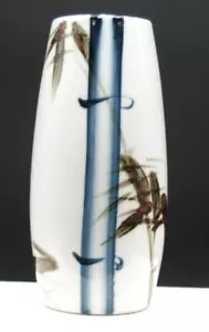 Japanische Porzellan Bambus Vase - 8,5" hoch - Bild 1 von 8