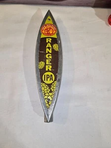NEW BELGIUM RANGER IPA SNOW DAY SEASONAL 2 SIDED BEER TAP HANDLE TOPPER *NICE* - Picture 1 of 2
