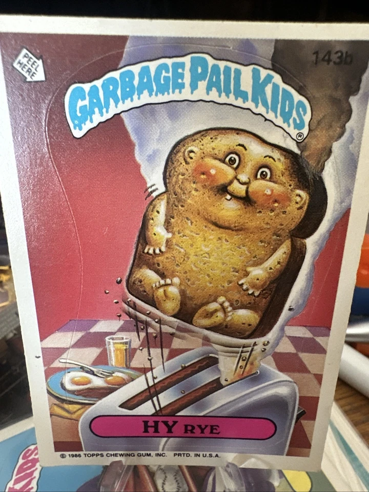 1986 Garbage Pail Kids - HY Rye #143B - Image 1 of 1