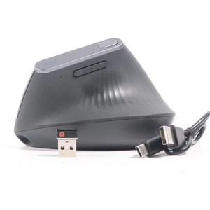 Logitech MX Vertical Wireless Bluetooth Mouse w/Unifying Receiver Dongle - Picture 1 of 7