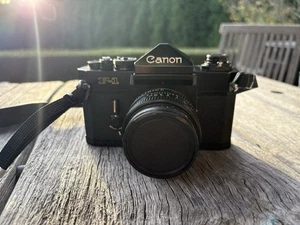 Canon F-1 (Early All-Metal Model) 35mm Classic SLR Film Camera with 50mm Lens - Picture 1 of 13