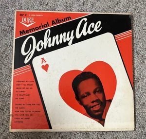12" LP MEMORIAL ALBUM FOR JOHNNY ACE Duke DLP71 - Picture 1 of 6