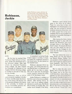 Jackie Robinson Campeón de Béisbol Homenaje ARTÍCULO ORIGINAL DE 1978 LIBRO Ilustración - Imagen 1 de 3