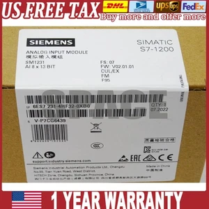 New Siemens 6ES7 231-4HF32-0XB0 6ES7231-4HF32-0XB0 SM 1231 US FREE TAX - Picture 1 of 3