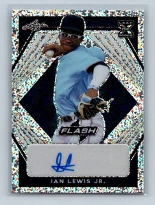 2021 Leaf Flash Baseball Autograph Ian Lewis Jr. # BA-IL1 SN 16/99 - Bild 1 von 2