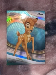 2025 Topps Chrome Disney Bambi #7 Teal Refractor /299 - Picture 1 of 2
