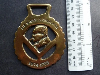 Horse Brass Winston Churchill Cast 1874-1965 Small - Image 1 of 3