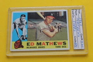 1960 Topps Baseball Ed Mathews #420 (verschieden) - Bild 1 von 3