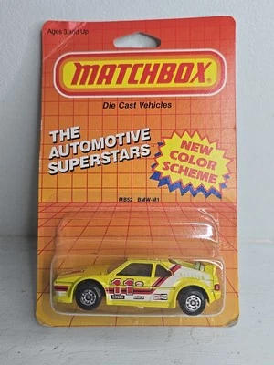BMW Matchbox M1 Champion BBS Bell Bosch MB52 Good Year 1:64 Diecast Race Car - Image 1 of 3