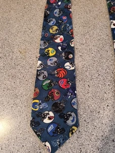 TEAM NFL Krawatte Tie All NFL Teams Logos Made in USA - Vintage 57" - Bild 1 von 6