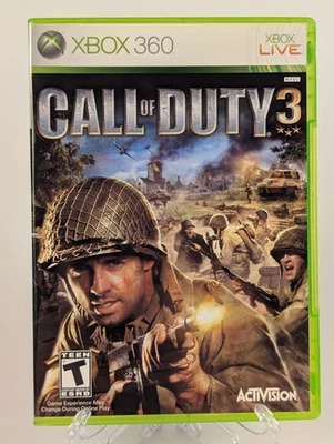 Call of Duty 3 (Microsoft Xbox 360, 2006) ➡️No Manual- Tested  & Working 🎮 - Image 1 of 4