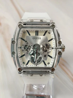 Мужские кварцевые часы 5.GUESS Phoenix | стильные повседневные для повседневного уличного/спортивного спорта - Изображение 1 из 4