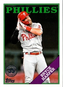 2023 Topps #T88-52 Bryce Harper 1988 Topps Baseball 35th Anniversary Blue - Picture 1 of 2
