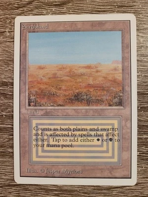 Scrubland Unlimited Edition Magic MTG - Image 1 of 4