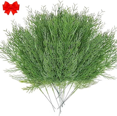 Evergreen Fake Pine Needles Picks 30pcs Artificial Pine Branches for Christmas  - Image 1 of 4