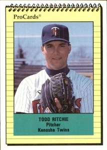 Todd Ritchie 1991 ProCards #2072 RC Kenosha Twins *AutographDen* - Picture 1 of 2