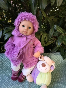 Zapf Puppe Chou Chou 48 cm Set 14 Babypuppe Spielpuppe  1998 dazu viel Zubehör - Bild 1 von 24